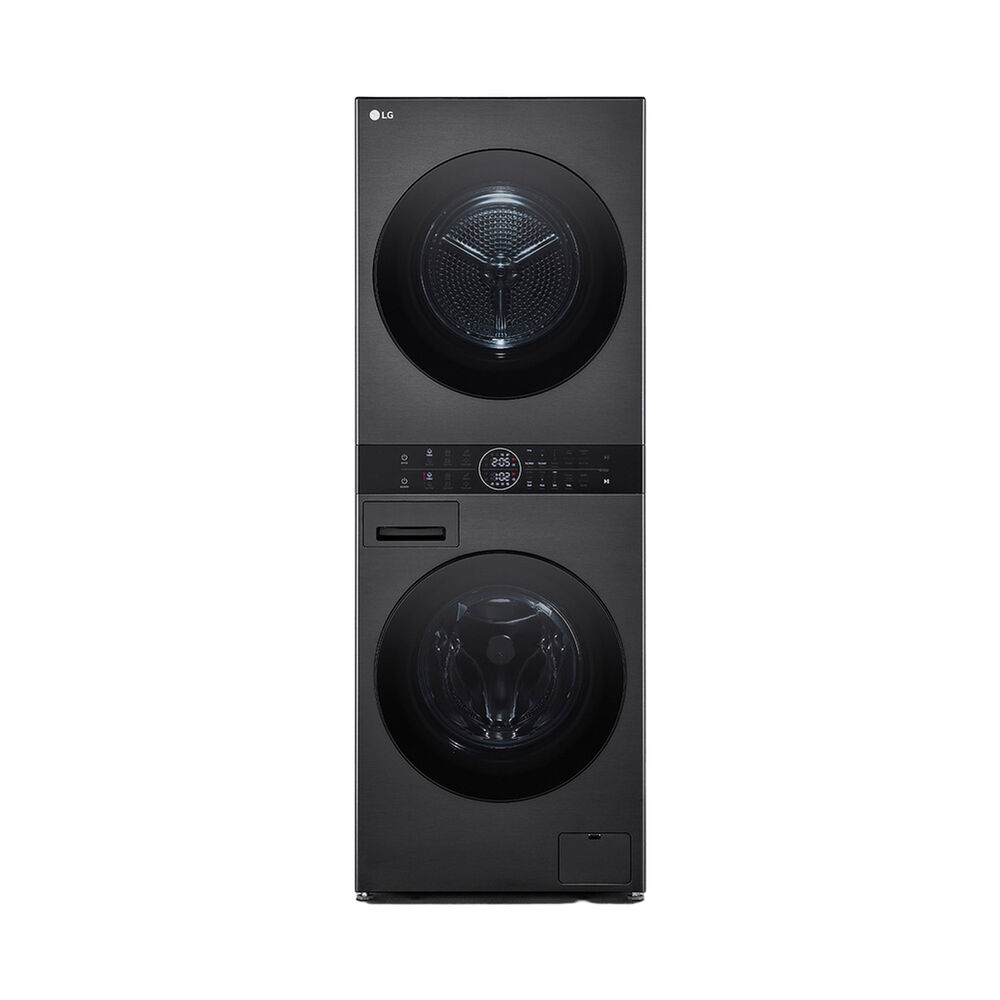 WashTower WT1210BBF LAVASCIUGA, Caricamento frontale, capacit&agrave; lavaggio 12 kg, capacit&agrave; asciugatura 10 kg, 10 programmi, Profondit&agrave; 66 cm, Giri 1400 rpm, Platinum Black, Classe A - PRMG GRADING ROCN - 14.99%, image number 0