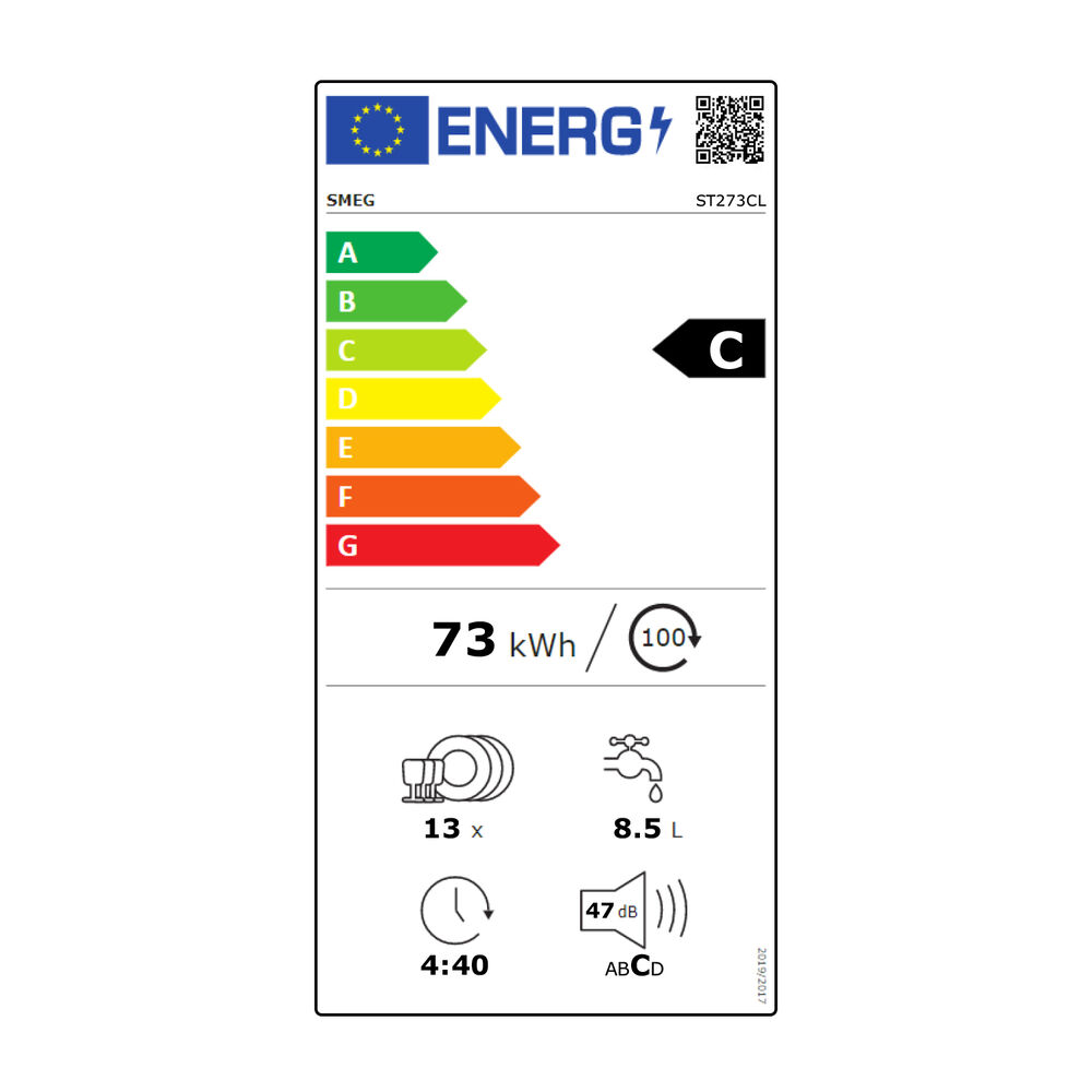 ST273CL LAVASTOVIGLIE INCASSO, 59,8 cm, Classe C, image number 3