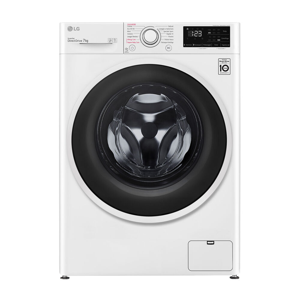 F2WV3S7SHE EAN LAVATRICE SLIM, Caricamento frontale, 7 kg, 47,5 cm, Classe D, image number 1