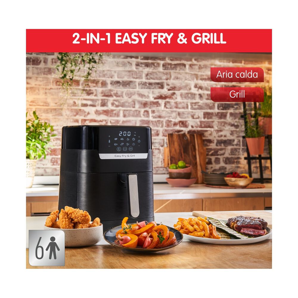 FRIGGITRICE AD ARIA MOULINEX EASY FRY&GRILL EZ5058, image number 1