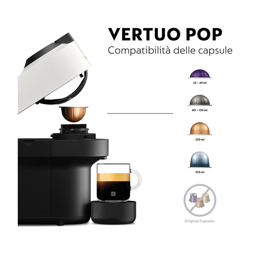 Vertuo Pop XN9201K MACCHINA CAFF&Egrave; CAPSULE, Coconut White, image number 10
