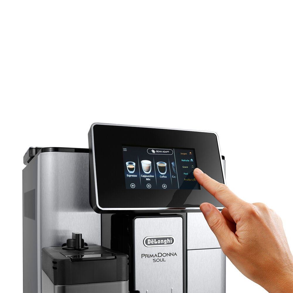 PrimaDonna ECAM610.75.MB MACCHINA CAFFÉ AUTOMATICA, Silver Black, image number 10