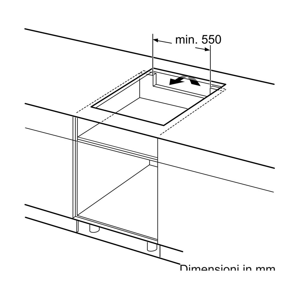  PIANO COTTURA BOSCH PUE611BB5J, zone cottura 4, image number 9
