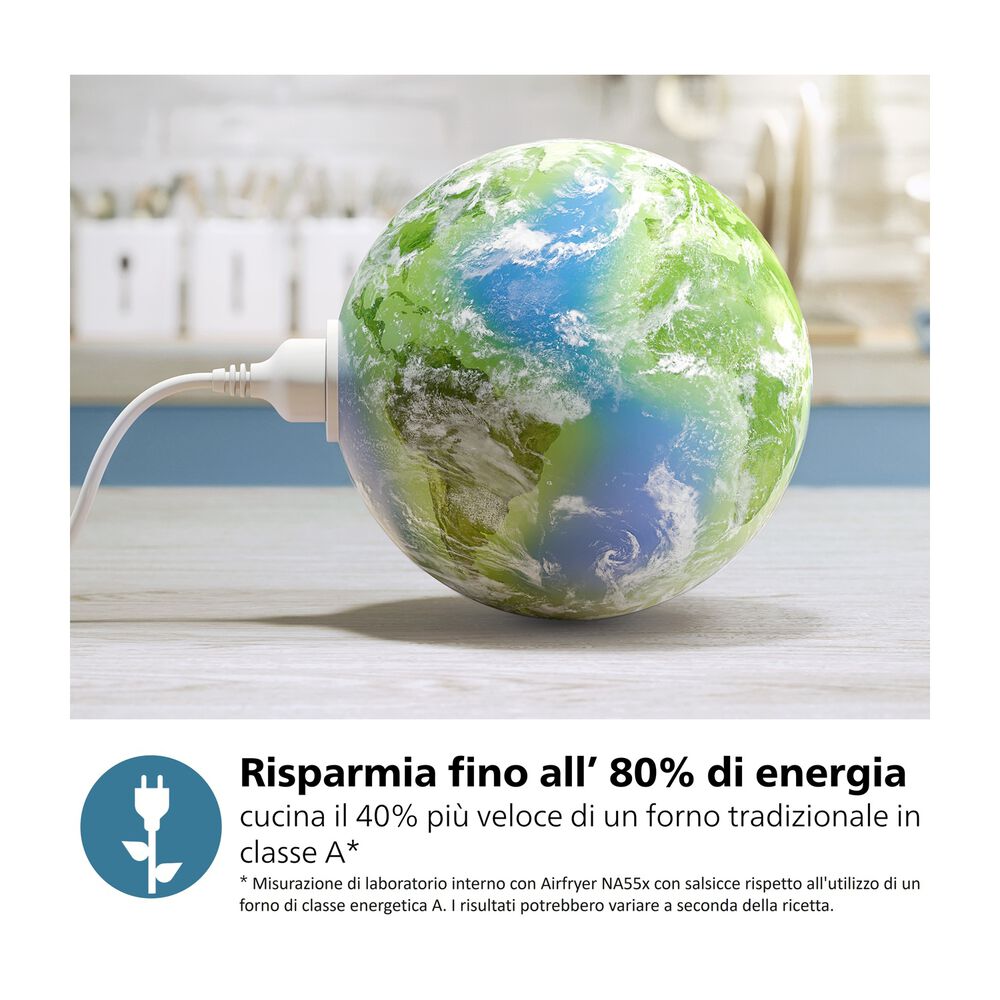 Airfryer Serie 5000 da 9L cottura vapore NA552/00, image number 5