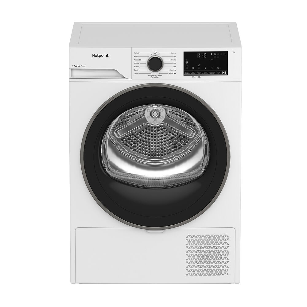 ASCIUGATRICE HOTPOINT ARISTON HPTS 74D BS IT A pompa di calore, 7 kg, profondit&agrave; 54,5 cm, 64 dB(A), BIANCO, Classe C - PRMG GRADING ROBN - 10%, image number 0