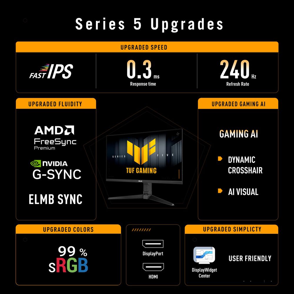 TUF Gaming VG279QML5A, image number 1