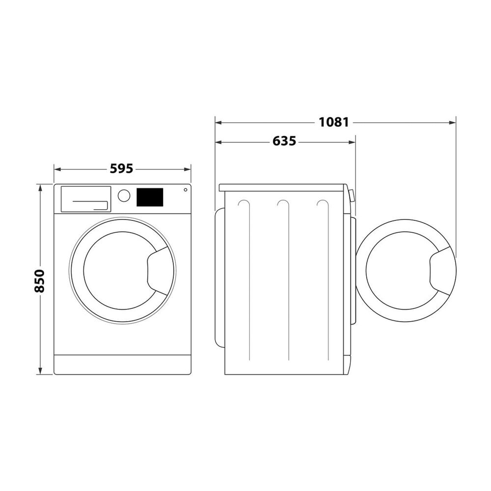 FFB 1048 BSV IT LAVATRICE, Caricamento frontale, 10 kg, 14 programmi, Profondit&agrave; 60,5 cm, Giri 1400 rpm, Bianco, livello rumorosit&agrave; centrifuga 76 dB(A), Classe A - PRMG GRADING ROCN - 14.99%, image number 2