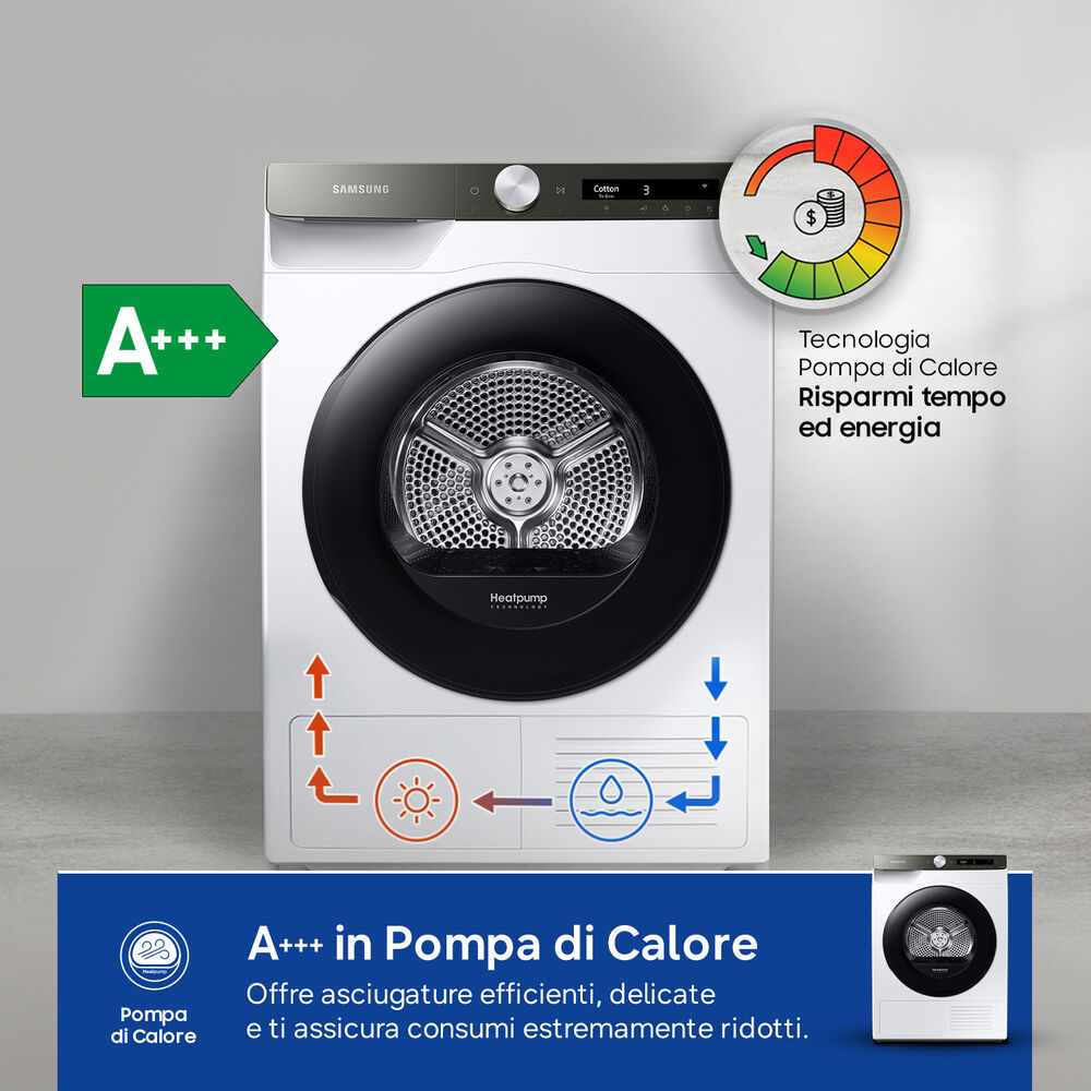 DV80T5220AT/S3 asciugatrice, 8 kg, Classe A+++, image number 8