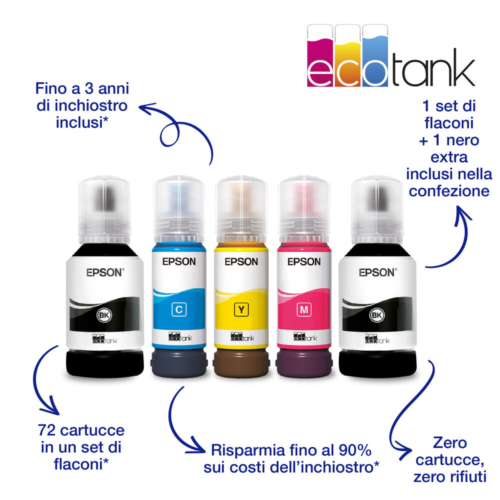 STAMPANTE INKJET EcoTank ET-4800, Inkjet, image number 4