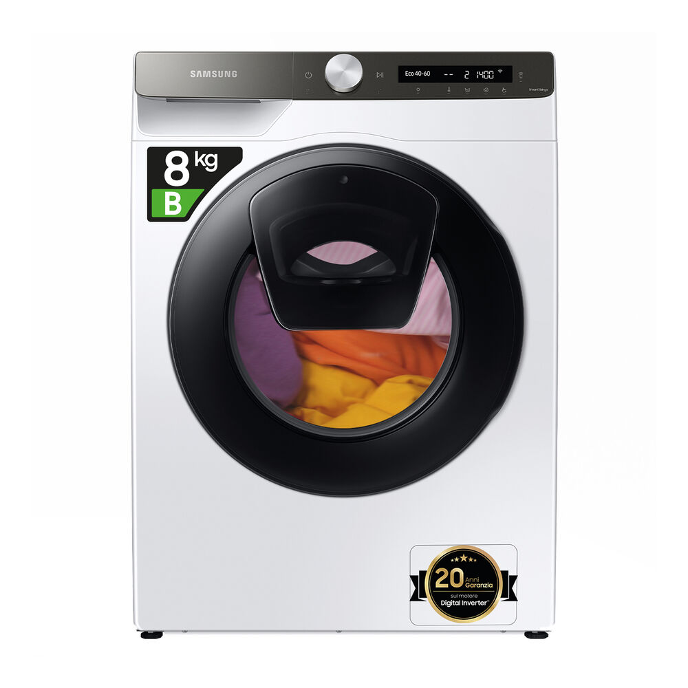 WW80T554DAT/S3 LAVATRICE, Caricamento frontale, 8 kg, 55 cm, Classe B, image number 2