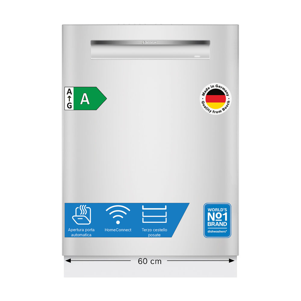 LAVASTOVIGLIE INCASSO Incasso sottopiano SMP4ECW72S, Programmi 6, Dimensioni: L 59,8 cm, A 81,5 cm, P 57,3 cm, Rumorosit&agrave; 42 dB(A), Consumo di acqua 9 l, Bianco, Classe A - PRMG GRADING ROCN - 14.99%, image number 0