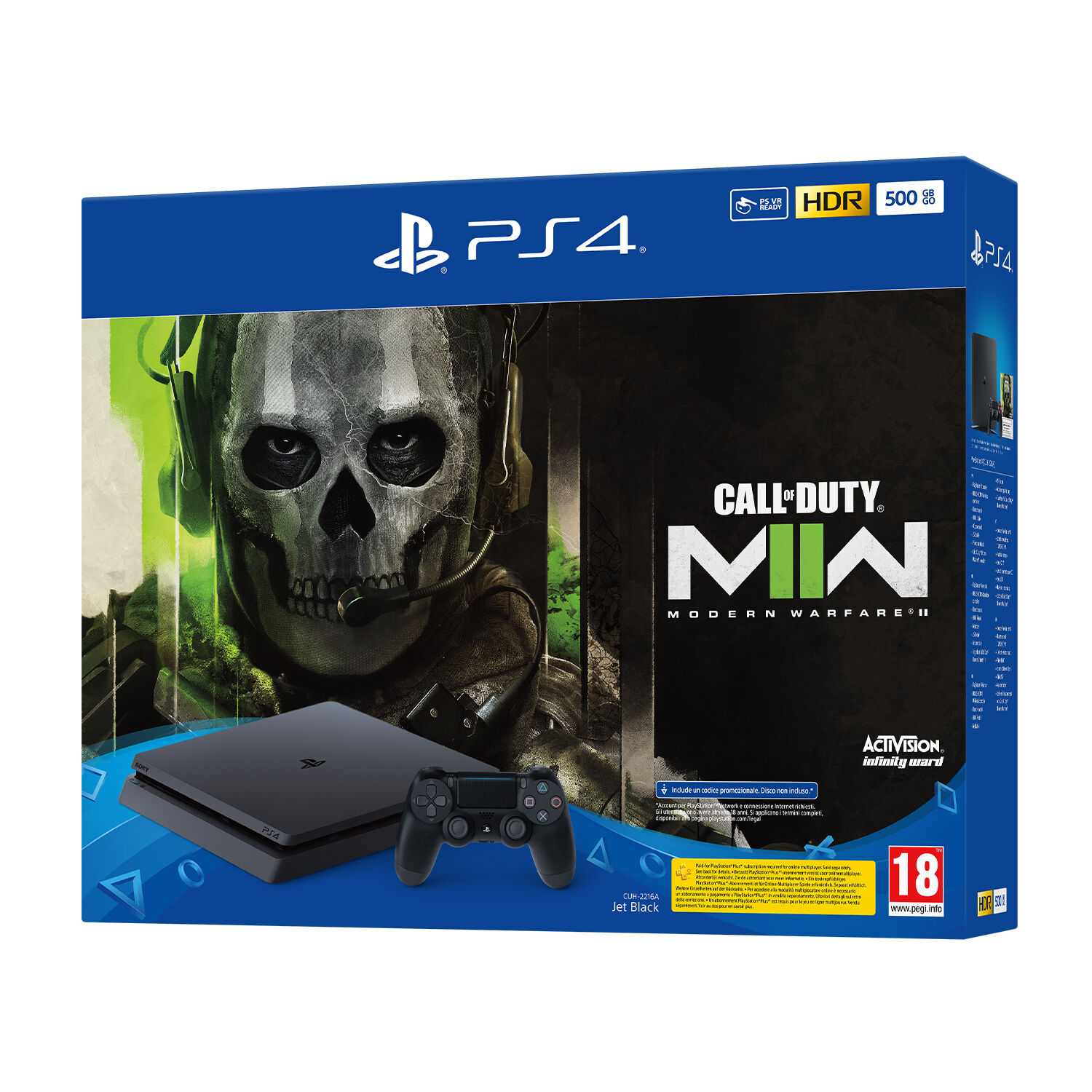 PlayStation Sony 4 Slim 500GB Console - Black (UK) (Damaged Packaging)  (PS4) : Amazon.it: Videogiochi