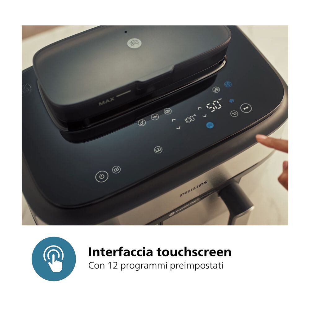 Airfryer Serie 5000 da 9L cottura vapore NA552/00, image number 11