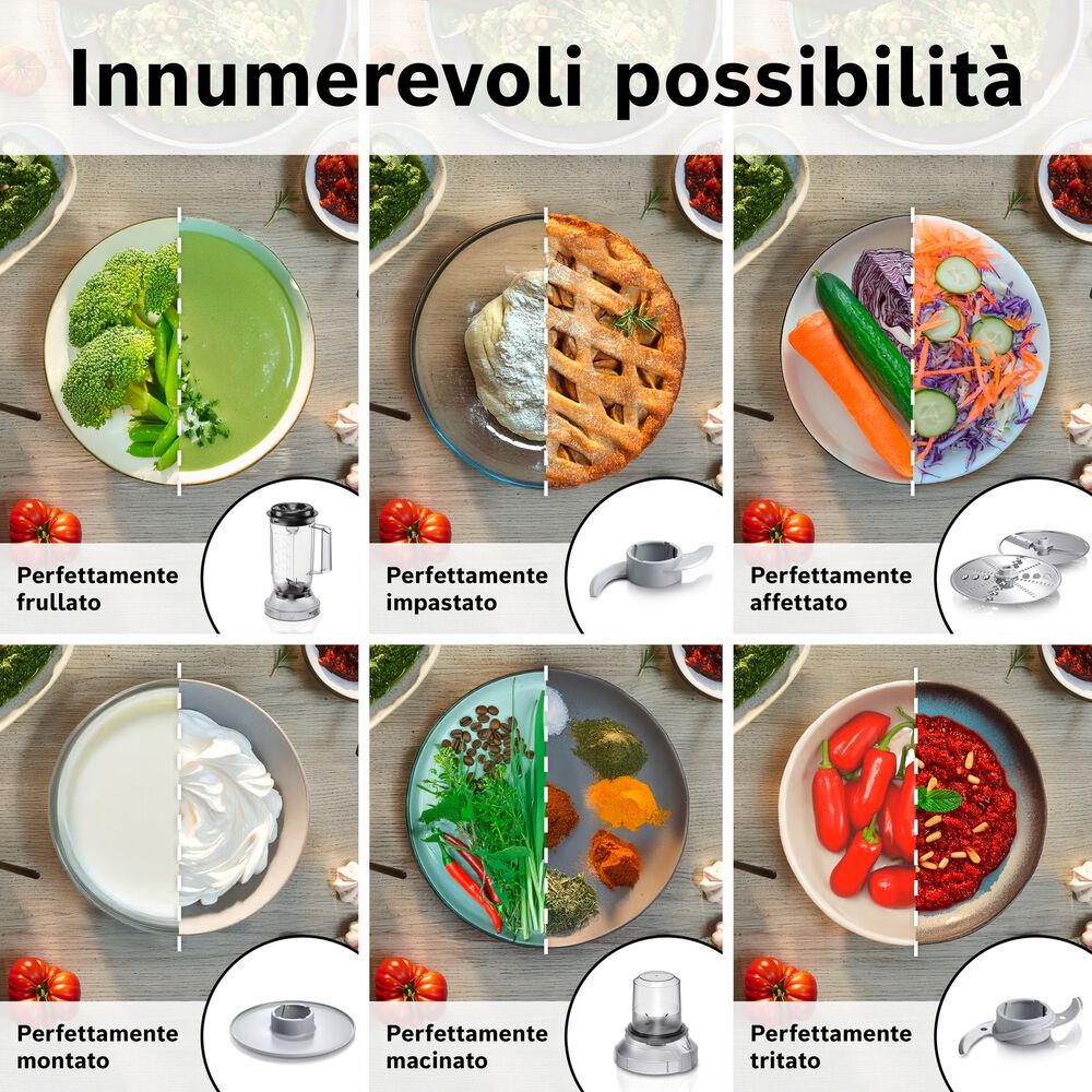  ROBOT DA CUCINA BOSCH MCM3501M, capacit&agrave; della ciotola 2,3 Liter, 800 W, Nero/Inox, image number 5