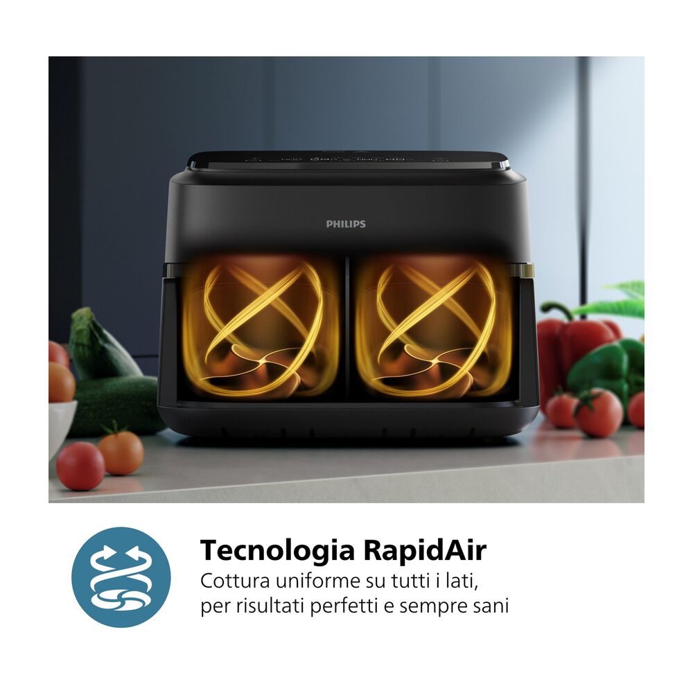 Airfryer Serie 1000 cestello Flexi 7.1L NA156/60, image number 9