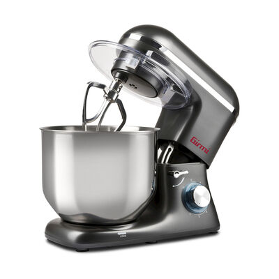  IMPASTATRICE PLANETARIA GIRMI GASTRONOMO 8L, capacità della ciotola 8 l, 1800 W, Grigio Antracite