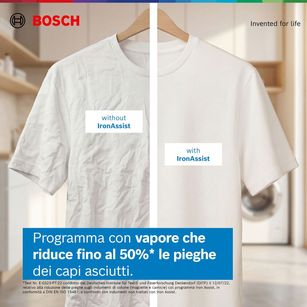 BOSCH WAN28229IT LAVATRICE, Caricamento frontale, 9 kg, 15 programmi, Profondit&agrave; 59 cm, Giri 1400 rpm, Bianco, livello rumorosit&agrave; centrifuga 72 dB(A), Classe A - PRMG GRADING ROCN - 15%, image number 18