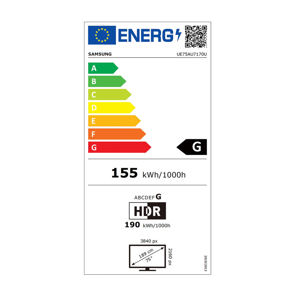 UE75AU7170UXZT TV LED, 75 pollici, UHD 4K, No, image number 8