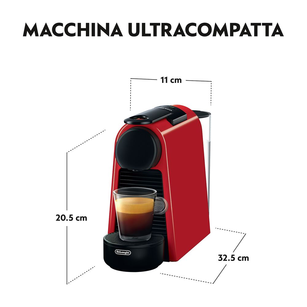 DE LONGHI EN85.R MACCHINA CAFFÈ CAPSULE, Rosso, image number 3