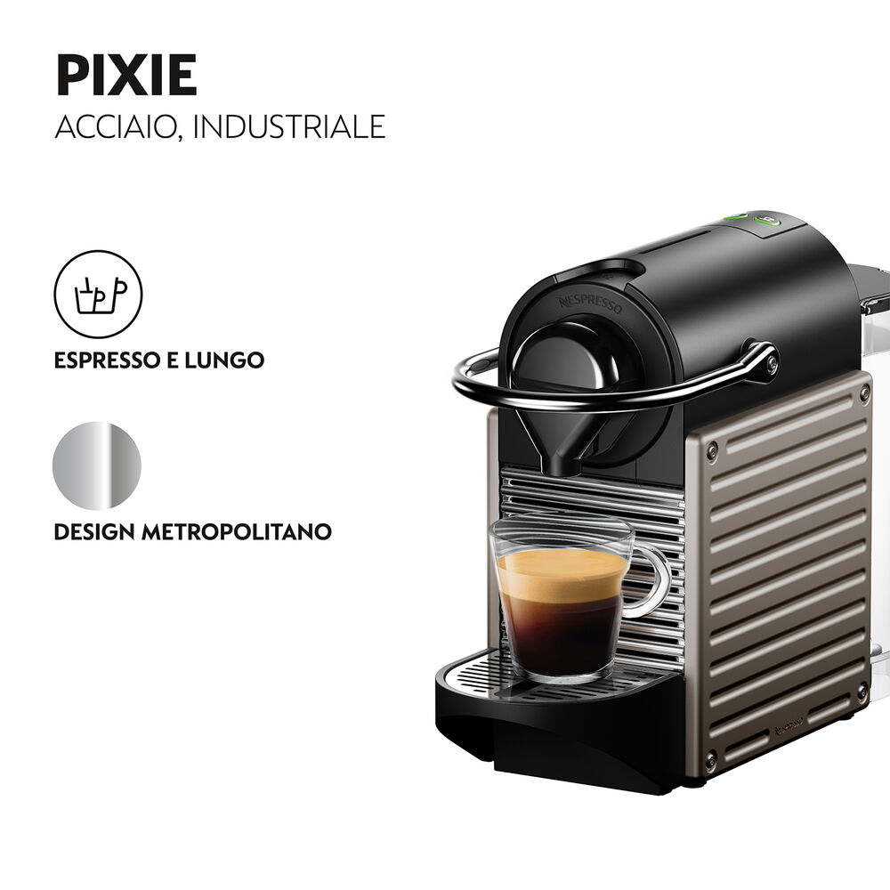 Pixie XN304TK MACCHINA CAFFÈ CAPSULE, Titan, image number 1