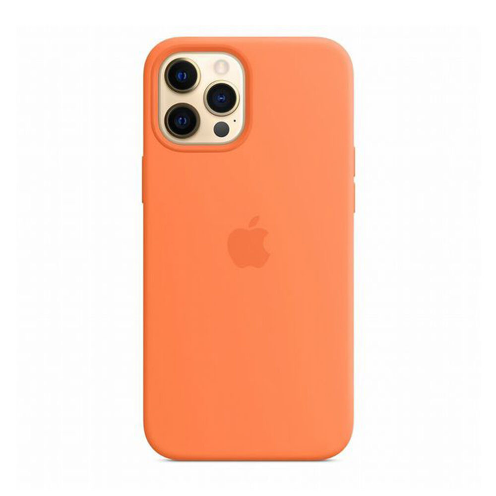 Custodia MagSafe in silicone per iPhone 12 Pro Max - Kumquat , image number 0