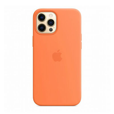 Custodia MagSafe in silicone per iPhone 12 Pro Max - Kumquat 