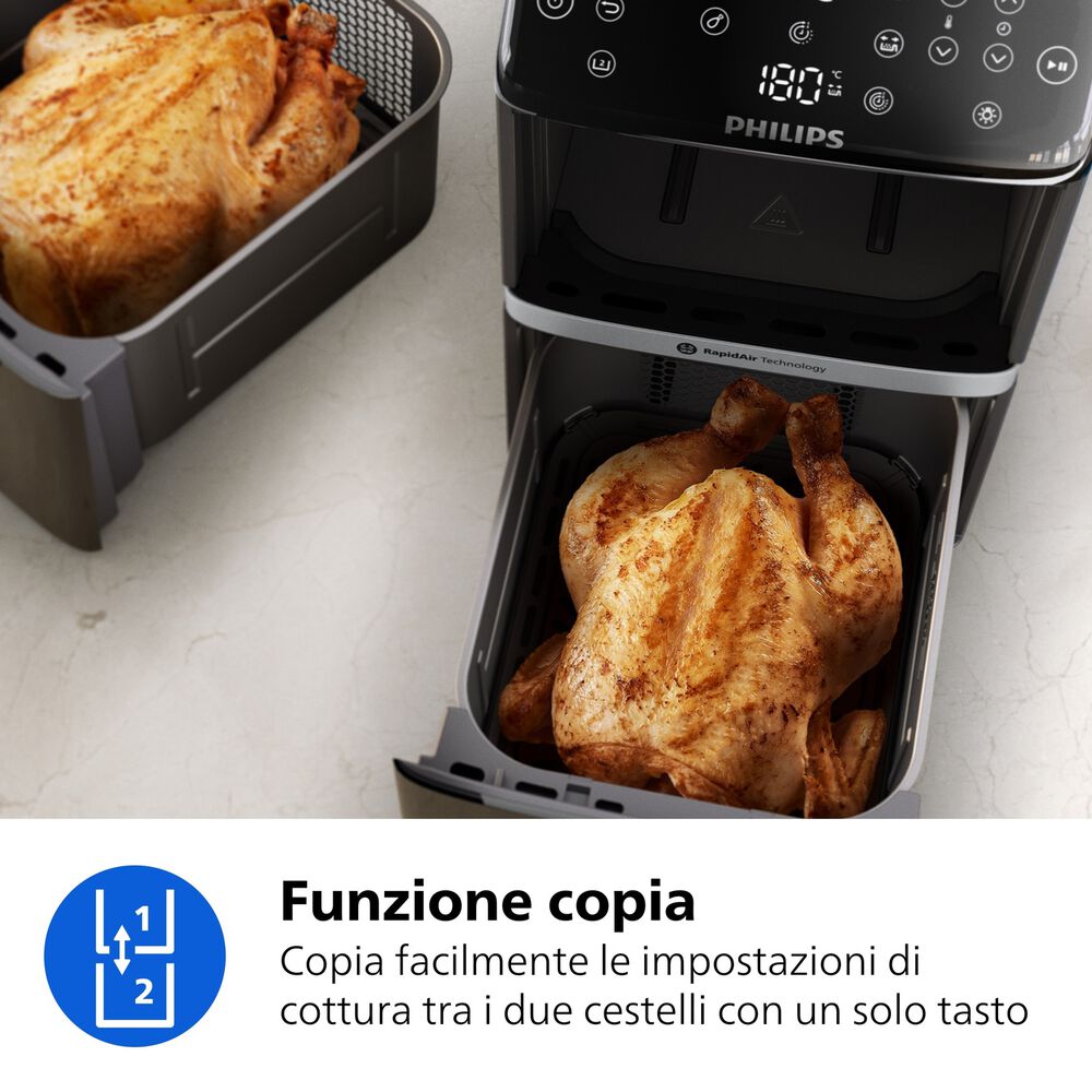 Airfryer Verticale Serie 4000 da 10L NA461/00, image number 2