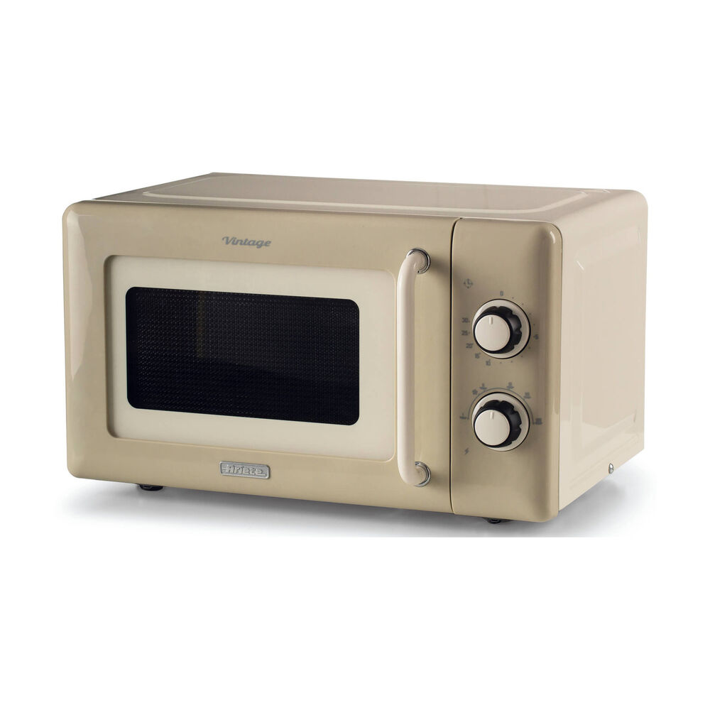 MICROONDE FORNO MW VINTAGE 20 LT, capacit&agrave; 20 l, potenza microonde max 800 W, 6 livelli di potenza, Beige  - PRMG GRADING ROAN - 5%, image number 0