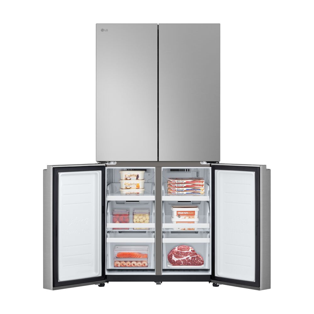 Frigorifero americano LG GMB860PYDE, Sistema Multi Flow: S&igrave;; Sistema raffreddamento frigorifero: No Frost; Sistema raffreddamento congelatore: No Frost, Capacit&agrave; netta totale 530 l, Rumorosit&agrave;: 40 dB(A), LAN wireless, Dimensioni: L 835 cm A 178 cm P 730 cm, Silver, Classe E  - PRMG GRADING ROAN - 5%, image number 2