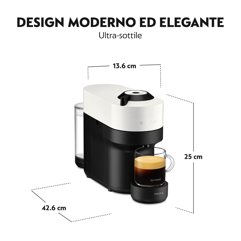 Vertuo Pop XN9201K MACCHINA CAFFÈ CAPSULE, Coconut White, image number 10