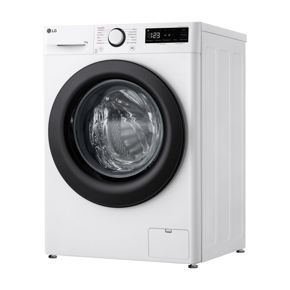 LG AI DD F4R3013NSWB LAVATRICE, Caricamento frontale, 13 kg, 12 programmi, Profondit&agrave; 61,5 cm, Giri 1400 rpm, Bianca, livello rumorosit&agrave; centrifuga 72 dB(A), Classe A - PRMG GRADING ROBN - 10%, image number 4