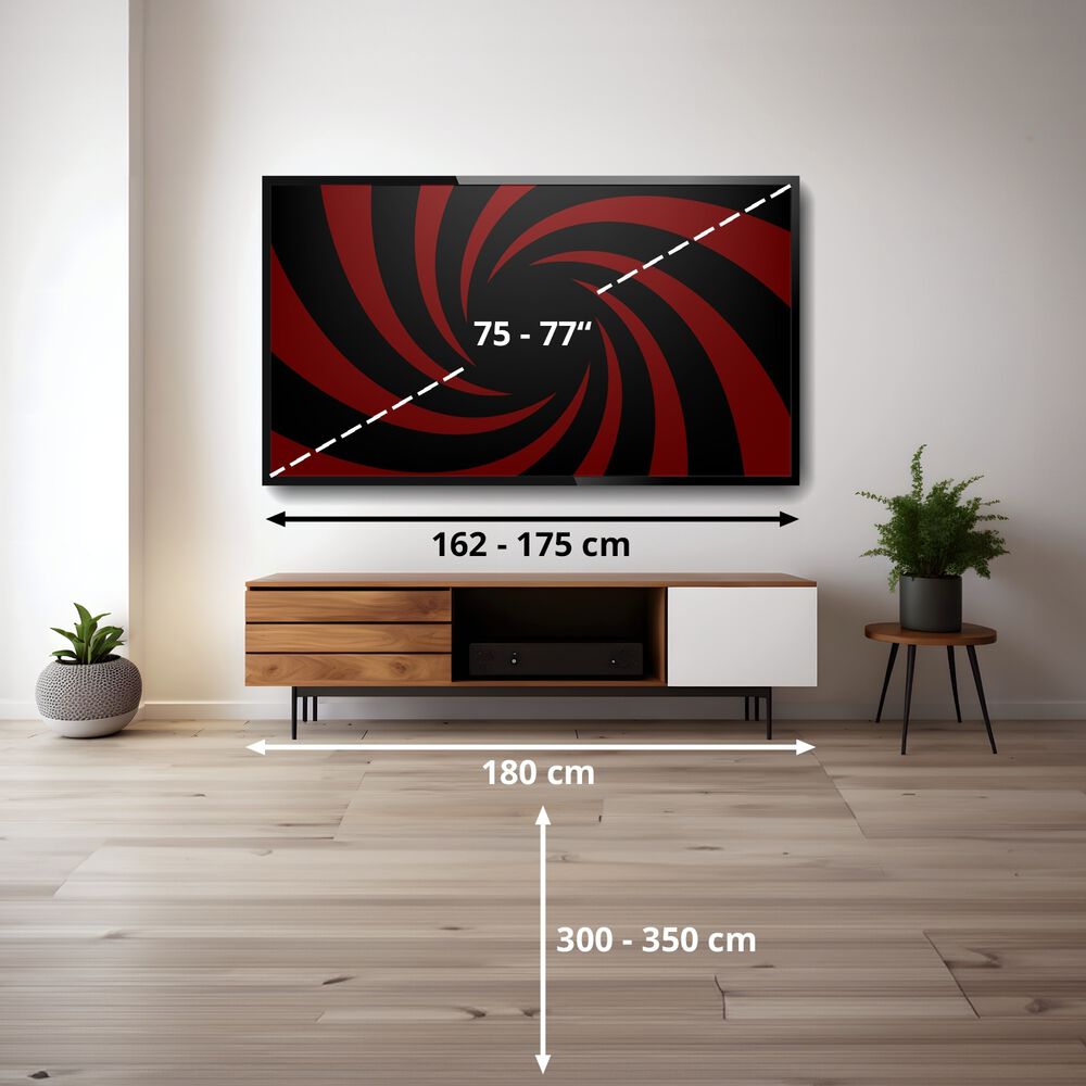 QNED AI 75QNED80A6A TV QNED, SMART TV, 75 ", QNED, Processore a7 Gen8 4K con AI, Charcoal Black, Classe D - PRMG GRADING OOBN - 10%, image number 16