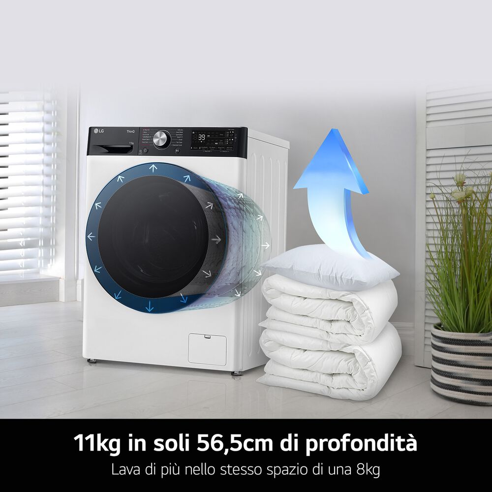 AI DD F4R7009TSWB LAVATRICE, Caricamento frontale, 9 kg, 14 programmi, Profondit&agrave; 56,5 cm, Giri 1400 rpm, Bianca, livello rumorosit&agrave; centrifuga 71 dB(A), Classe A - PRMG GRADING ROBN - 10%, image number 19