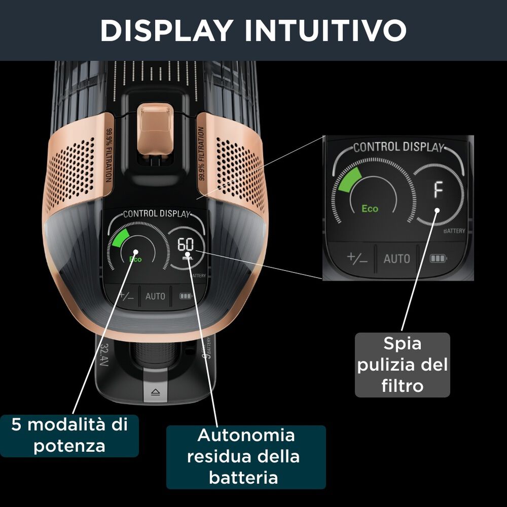 X-FORCE 15.60 RH99F1 scopa elettrica senza filo, Senza sacco, 520 W, image number 2
