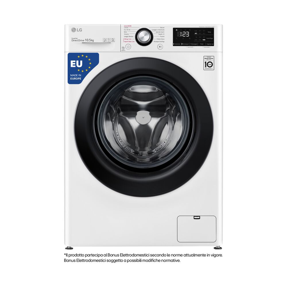 F4WV310SAE LAVATRICE, Caricamento frontale, 10,5 kg, 56,5 cm, Classe A, image number 0