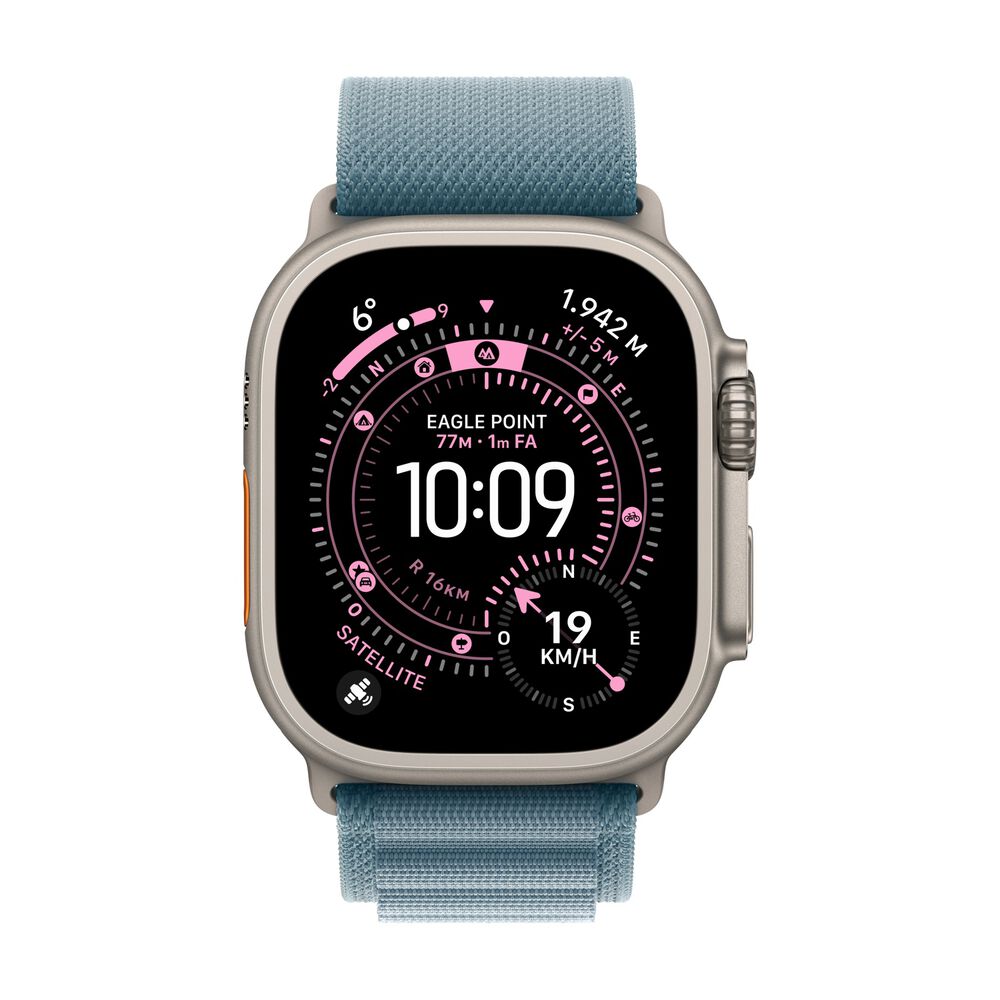 Watch Ultra 3 GPS + Cellular, Cassa in titanio naturale (49 mm) con Alpine Loop blu chiaro-Small - PRMG GRADING ROBN - 10%, image number 1