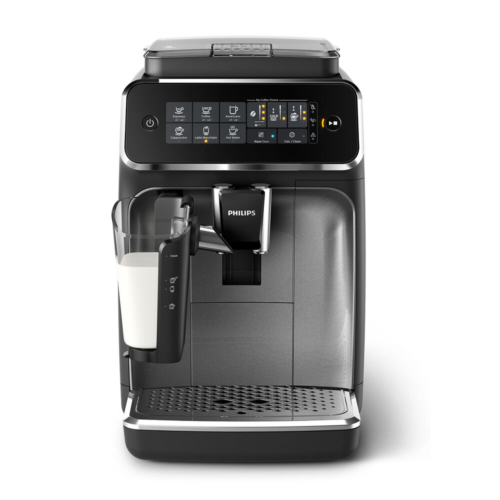 Series 3200 LatteGo EP3246/70 MACCHINA CAFFÉ AUTOMATICA, Nero, Argento, image number 14