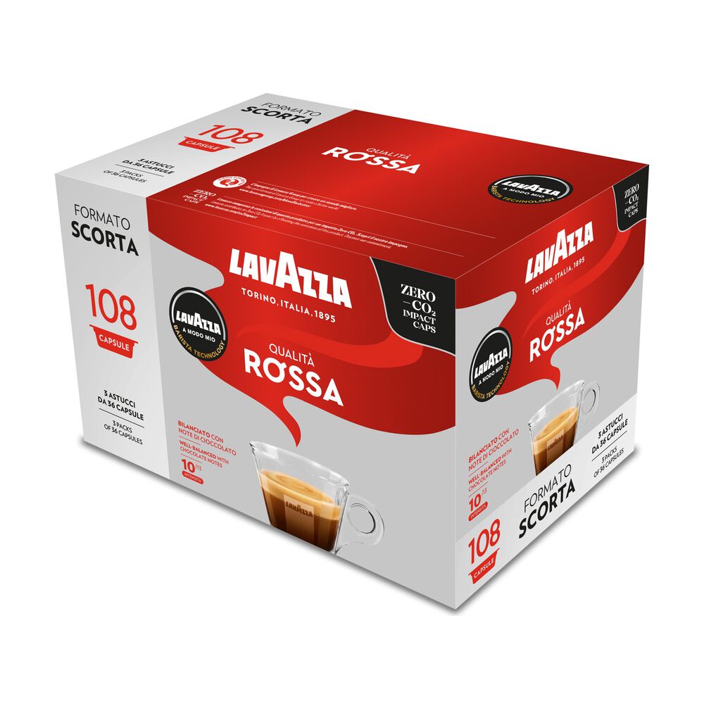 Capsule originali Lavazza per Macchine Espresso Lavazza A Modo Mio Q ROSSA 108 CAPS, 0,81 kg, image number 1