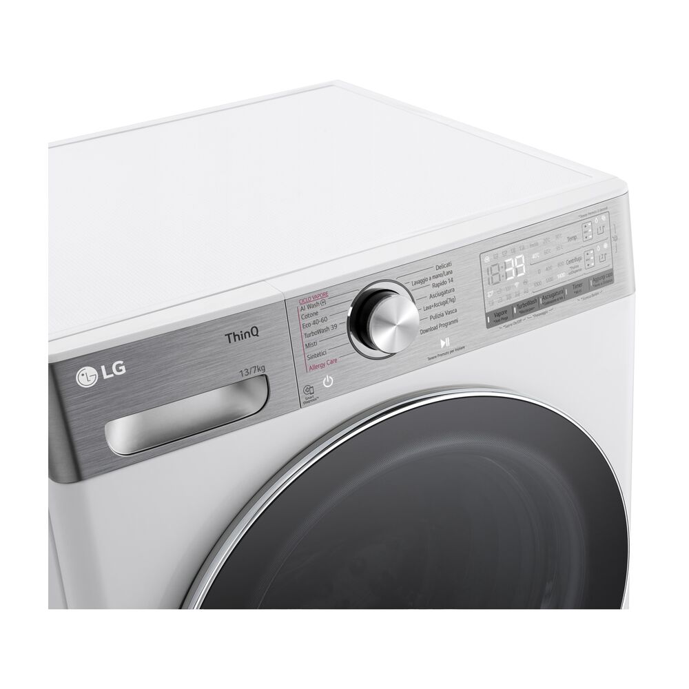 D4R9513TPWC AI DD LAVASCIUGA, Caricamento frontale, capacit&agrave; lavaggio 13 kg, capacit&agrave; asciugatura 7 kg, 14 programmi, Profondit&agrave; 61,5 cm, Giri 1400 rpm, White, Classe D - PRMG GRADING ROBN - 10%, image number 12