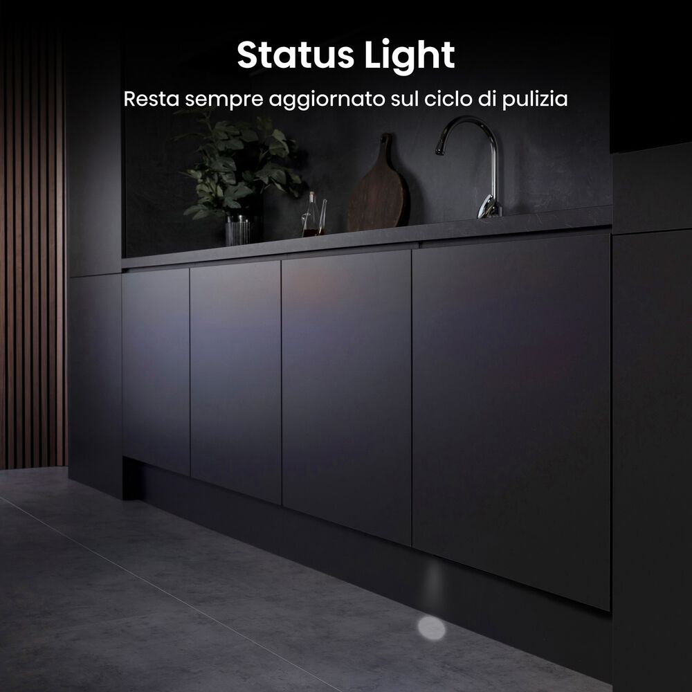 LAVASTOVIGLIE INCASSO Incasso built-in (BI) HISENSE HV693A65AD, Programmi 7, Dimensioni: L 59,5 cm, A 81,6 cm, P 55,5 cm, Rumorosit&agrave; 41 dB(A), Consumo di acqua 9,5 l, Bianco, Classe A - PRMG GRADING ROCN - 15%, image number 6
