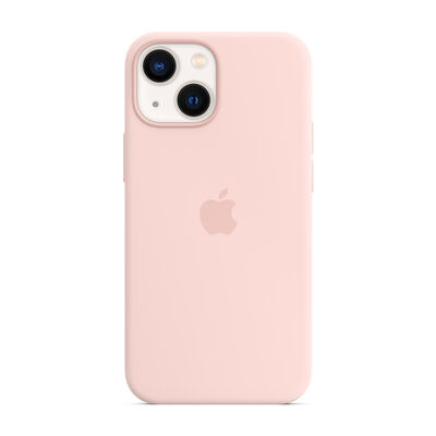 Custodia MagSafe in silicone per iPhone 13 mini - Rosa creta