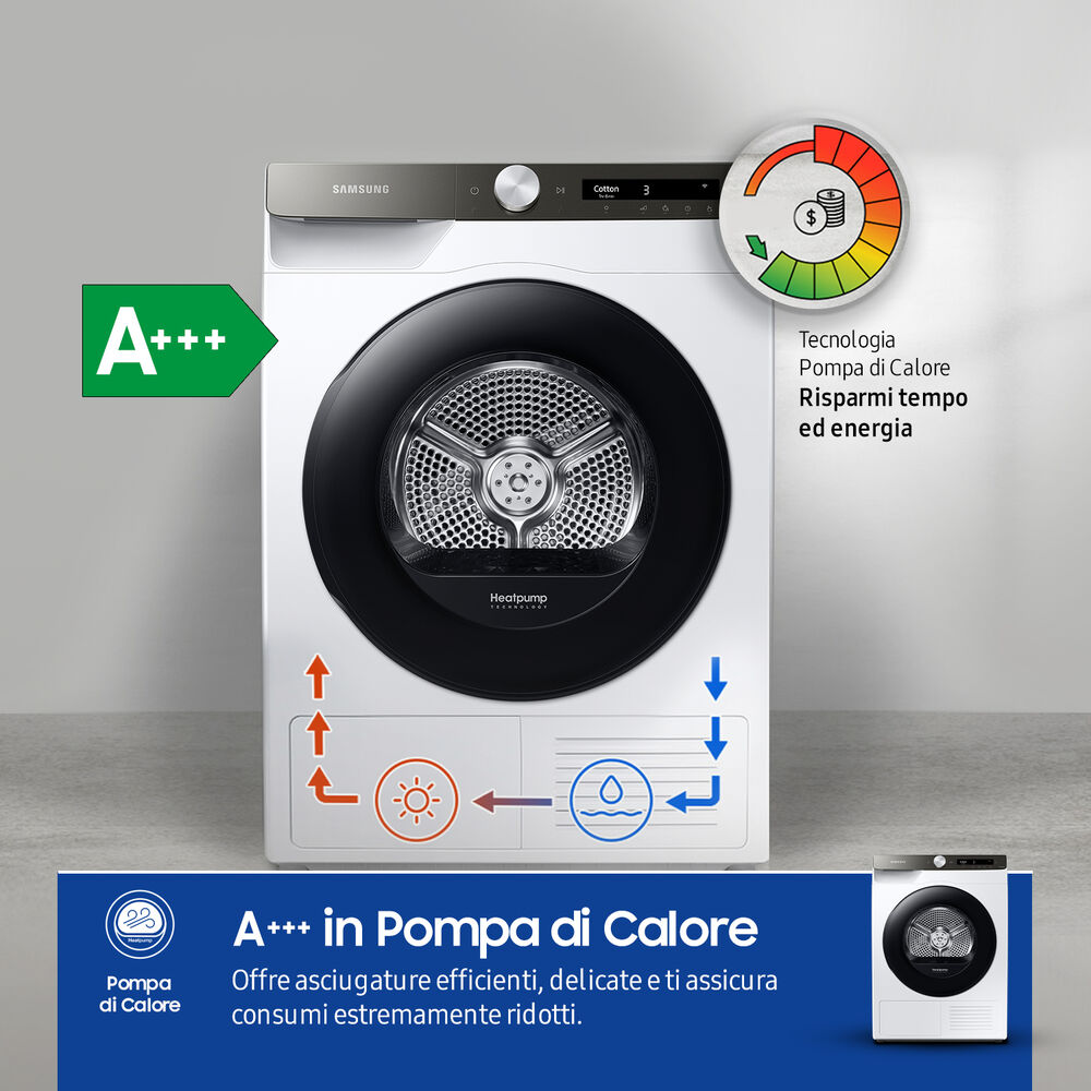 DV80T5220AT/S3 asciugatrice, 8 kg, Classe A+++, image number 11