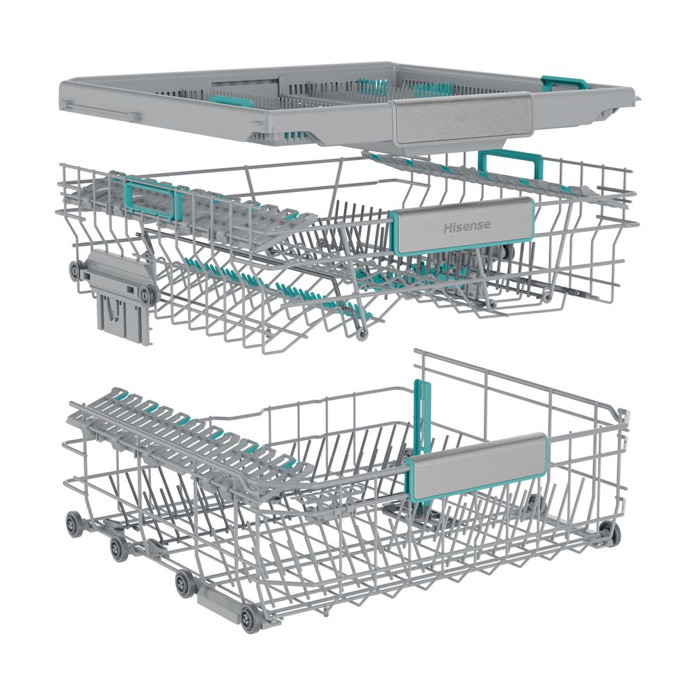 LAVASTOVIGLIE INCASSO Incasso built-in (BI) HISENSE HV693A65AD, Programmi 7, Dimensioni: L 59,5 cm, A 81,6 cm, P 55,5 cm, Rumorosit&agrave; 41 dB(A), Consumo di acqua 9,5 l, Bianco, Classe A - PRMG GRADING ROCN - 15%, image number 14