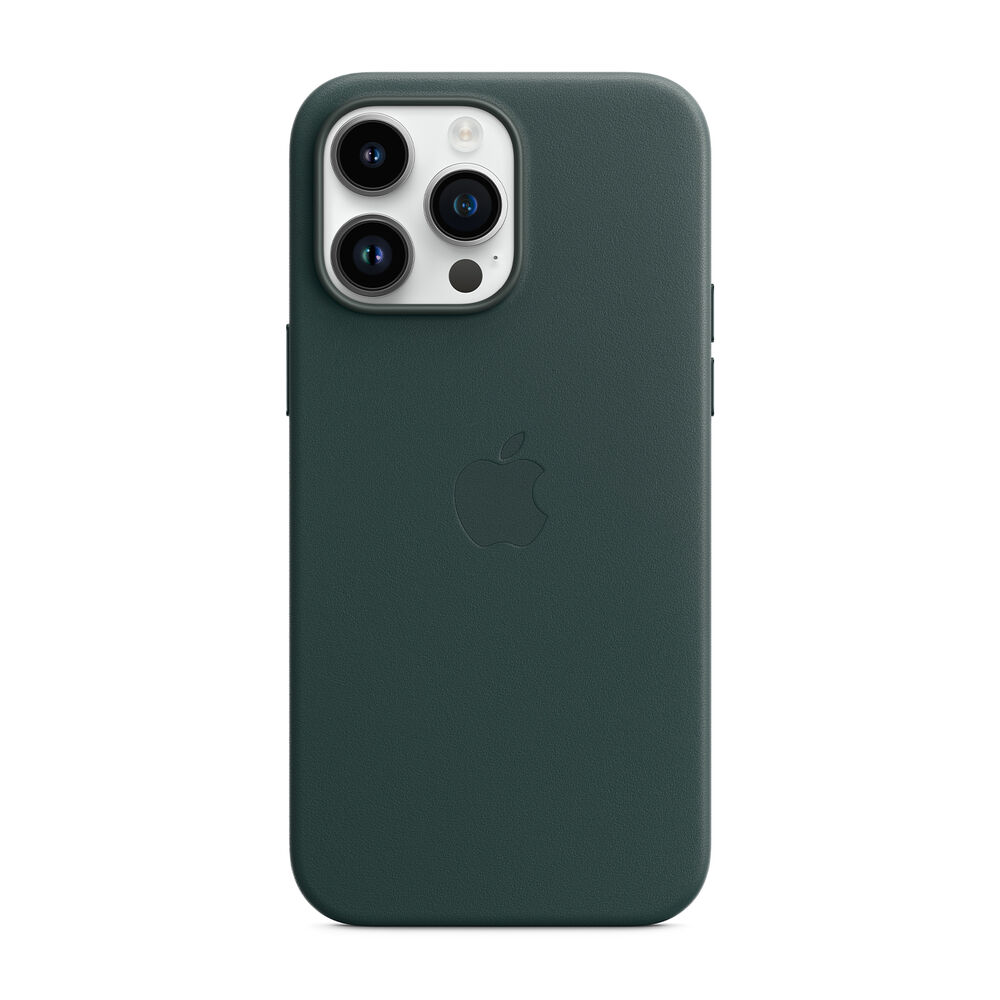Custodia MagSafe in pelle per iPhone 14 Pro Max - Verde foresta, image number 2