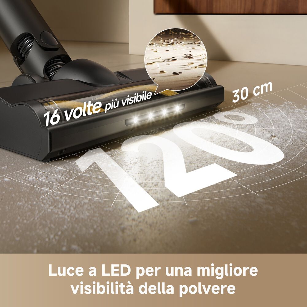 SCOPA ELETTRICA DREAME R10s Lite, Potenza Max 250 W, Autonomia fino a 45 min, Contenitore polvere fino a 0,5 l - PRMG GRADING OOCN - 15%, image number 7