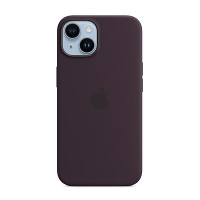 Custodia MagSafe in silicone per iPhone 14 - Viola sambuco