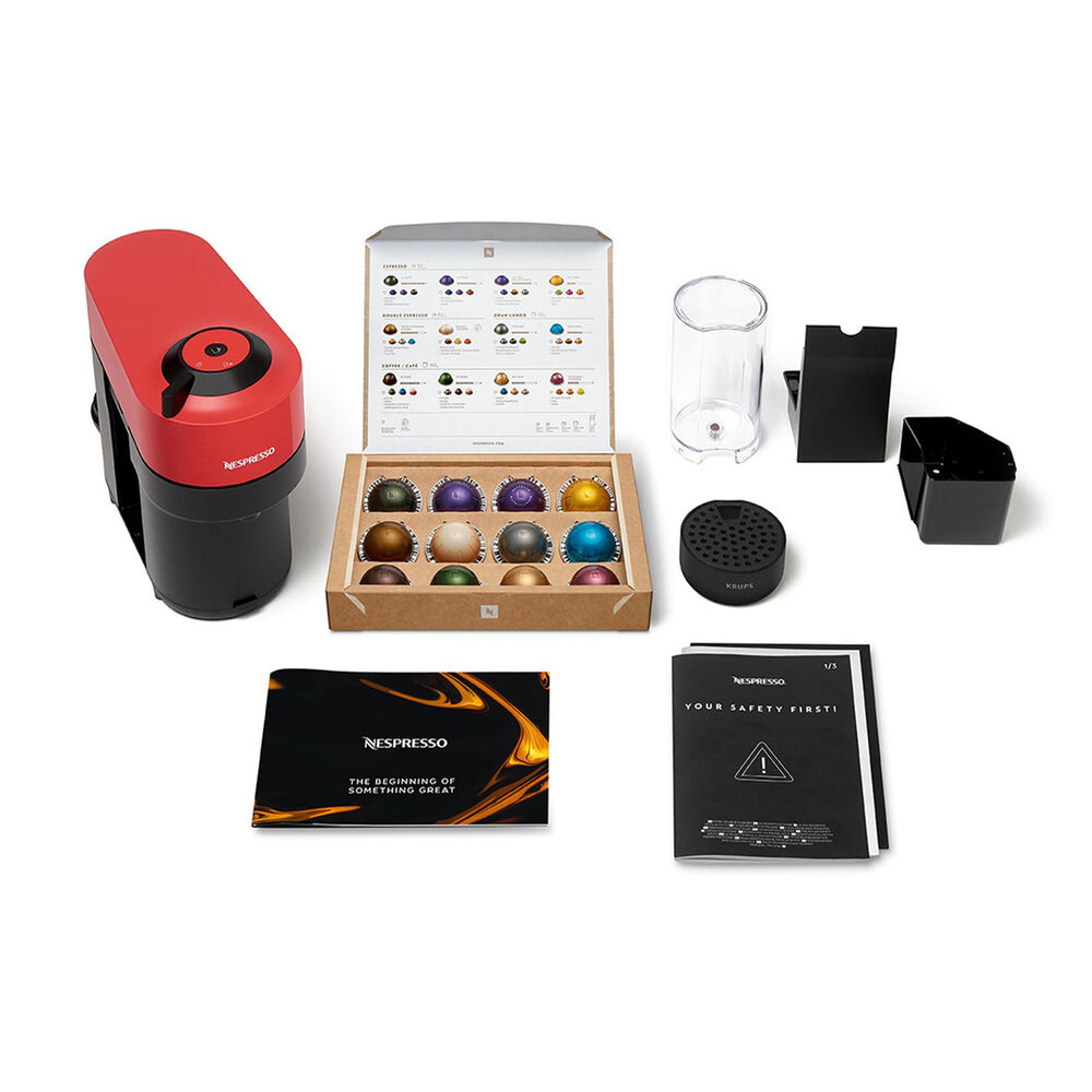 Vertuo Pop XN9205K MACCHINA CAFFÈ CAPSULE, Spicy Red, image number 11