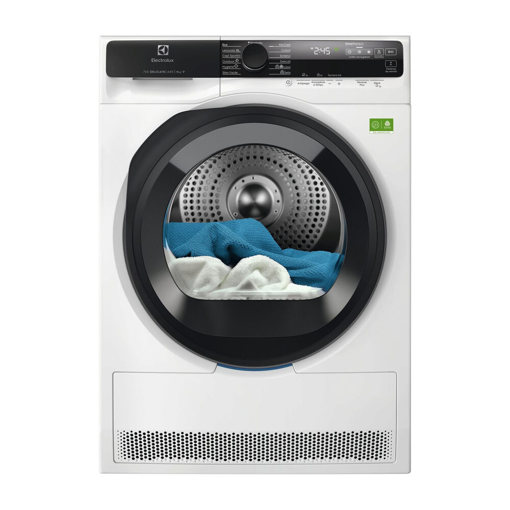 ASCIUGATRICE ELECTROLUX EW7H59B A pompa di calore, 9 kg, profondit&agrave; 63,6 cm, 61 dB(A), Bianco, Classe B - PRMG GRADING ROBN - 10%, image number 2