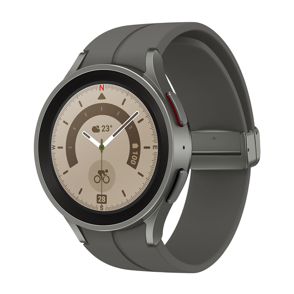 SMARTWATCH SAMSUNG Galaxy Watch5 Pro 45mm, 16GB, Gray Titanium, image number 0