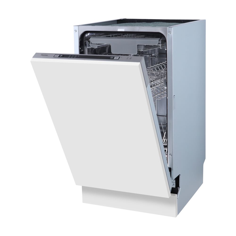 LAVASTOVIGLIE INCASSO Pannello frontale non in dotazione HISENSE HV523E10, Programmi 7, Dimensioni: L 55 cm, A 81,5 cm, P 44,8 cm, Rumorosit&agrave; 47 dB(A), Consumo di acqua 9 l, Bianco, Classe E - PRMG GRADING ROBN - 10%, image number 2